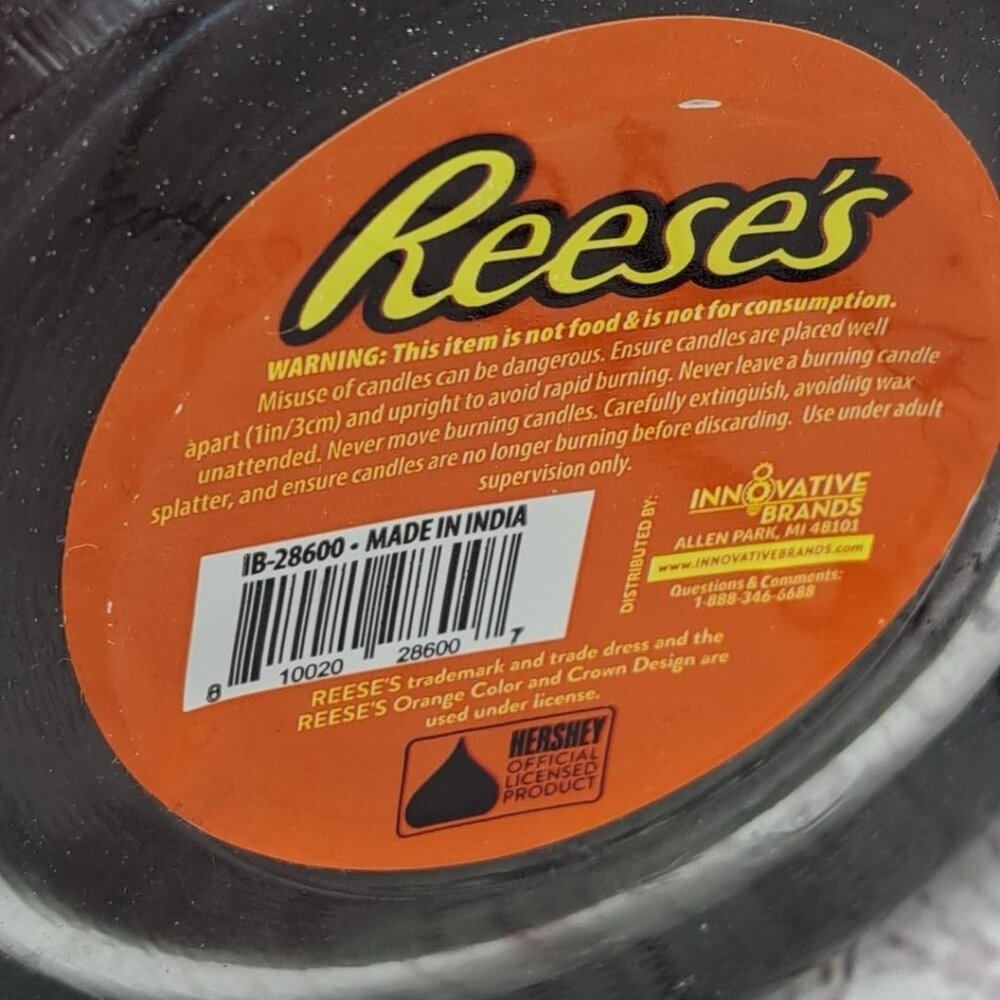 14oz Reese's Scented Triple Wick Candle - Sweet Scented Candle - Picture 4 of 4